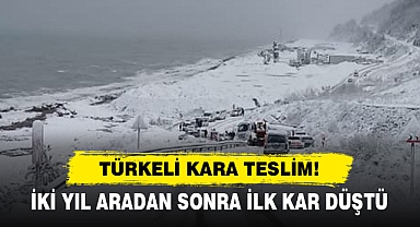 Türkeli Kara Teslim! İki Yıl Aradan Sonra İlk Kar Düştü