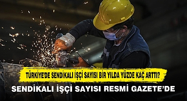Türkiye'de Sendikalı İşçi Sayısı Bir Yılda Yüzde Kaç Arttı?