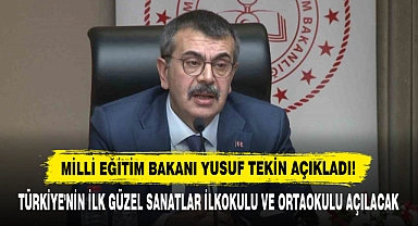 Türkiye'nin İlk Güzel Sanatlar İlkokulu Ve Ortaokulu Açılacak
