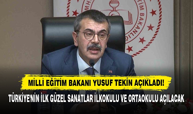 Türkiye'nin İlk Güzel Sanatlar İlkokulu Ve Ortaokulu Açılacak