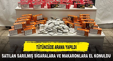 TÜTÜNCÜDE ARAMA YAPILDI