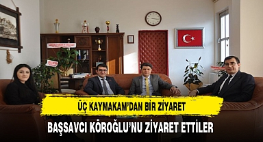 Üç Kaymakamdan Bir Ziyaret Gerçekleştirildi