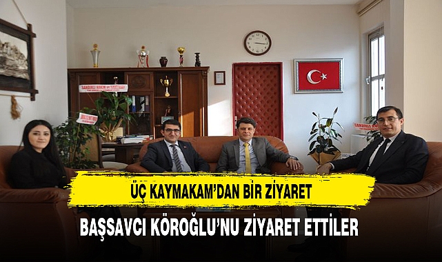 Üç Kaymakamdan Bir Ziyaret Gerçekleştirildi