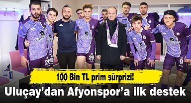 Uluçay’dan Afyonspor’a ilk destek