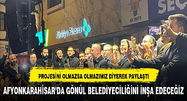ULUÇAY PROJESİNİ AFYON İÇİN OLMAZSA OLMAZIMIZ DİYEREK PAYLAŞTI