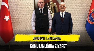 UMUD'dan İl Jandarma Komutanlığına Ziyaret