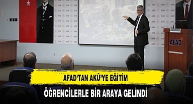 Üniversite Öğrencilerine Afet Eğitimi Verildi