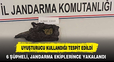 UYUŞTURUCU KULLANDIĞI TESPİT EDİLDİ