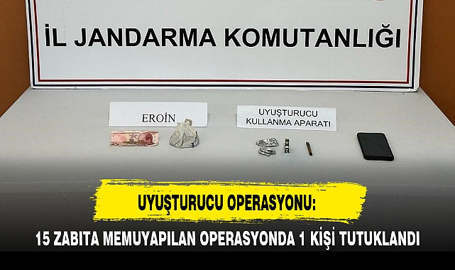 UYUŞTURUCU OPERASYONU: