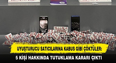 UYUŞTURUCU SATICILARINA KABUS GİBİ ÇÖKTÜLER: