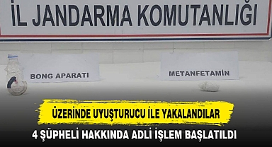 ÜZERİNDE UYUŞTURUCU İLE YAKALANDILAR