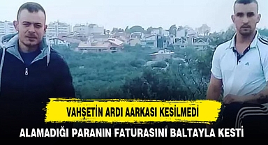 VAHŞETİN ARDI AARKASI KESİLMEDİ