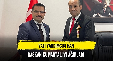 Vali Yardımcısı Han Başkan Kumartalı'yı Ağırladı