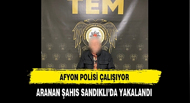 Polis Sandıklı'da Kıskıvrak Yakaladı