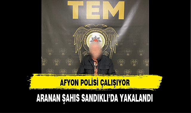Polis Sandıklı'da Kıskıvrak Yakaladı