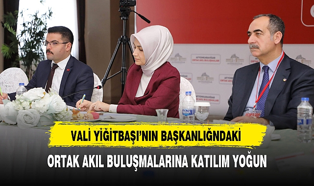 Vali Yiğitbaşı Başkanlığındaki Ortak Akıl Buluşmalarına Katılım Yoğun