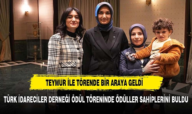 VALİ YİĞİTBAŞI ESKİ MESAİ ARKADAŞI İLE ÖDÜL TÖRENİNDE BİR ARAYA GELDİ