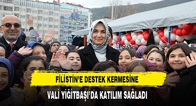 Vali Yiğitbaşı Filistin'e Destek Kermesine Katıldı