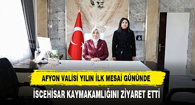 Vali Yiğitbaşı İscehisar Kaymakamlığını Ziyaret Etti