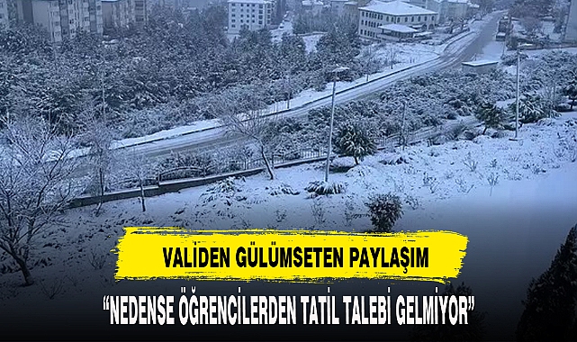 VALİDEN GÜLÜMSETEN KAR TATİLİ PAYLAŞIMI