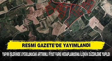 Yapım İşlerinde Uygulanacak Artırımlı Fiyat Farkı Hesaplamasına İlişkin Düzenleme Yapıldı