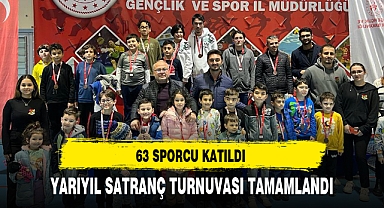 YARIYIL SATRANÇ TURNUVASI TAMAMLANDI