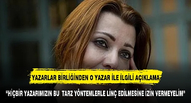Yazarlardan Elif Şafak açıklaması:
