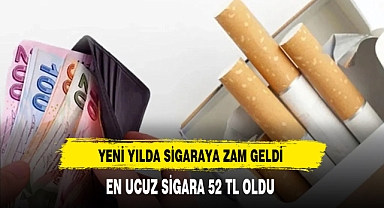 Yeni Yılda Sigaraya Zam Geldi. En Ucuz Sigara 52 TL Oldu