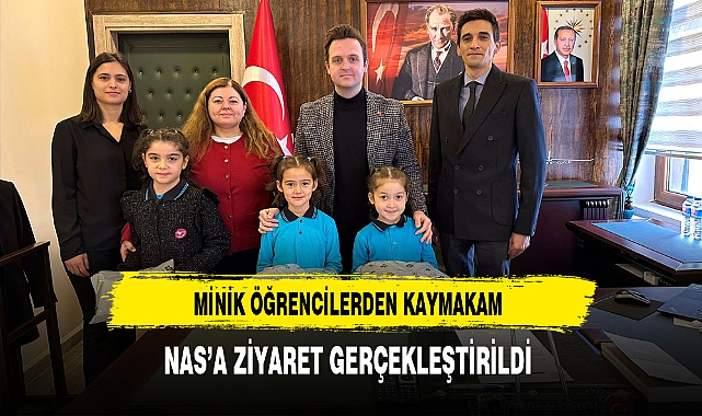 Yeşilçiftlikli Minikler Kaymakam Nas'ı Ziyaret Etti