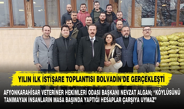 Yılın İlk İstişare Toplantısı Bolvadin’de Gerçekleşti
