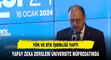 YÖK ve BTK işbirliği yaptı: 'Yapay zeka' dersleri üniversite müfredatına eklenecek