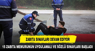 ZABITA SINAVLARI DEVAM EDİYOR