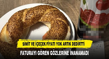 1 simit ve 1 meyve suyunun fiyatı tartışma yarattı