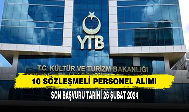 10 Sözleşmeli Personel Alımı