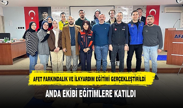 112 Acil Çağrı Merkezi Personeli ve Anda Arama Kurtarma Derneğinden ortak eğitim