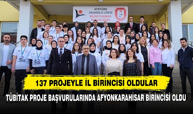137 Projeyle İl Birincisi Oldular