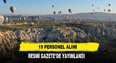 19 Personel Alımı