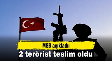 2 terörist teslim oldu