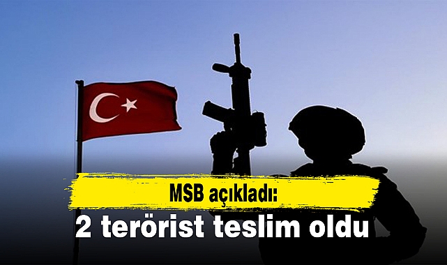 2 terörist teslim oldu