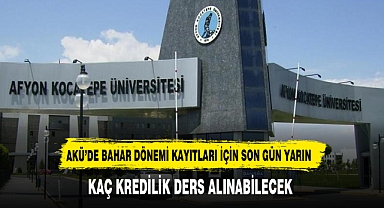 2023-2024 Bahar Yarıyılı Ders Kayıtları ve Kayıt Yenilemeler için son gün yarın