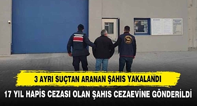 3 Ayrı Suçtan Aranan Şahıs Yakalandı