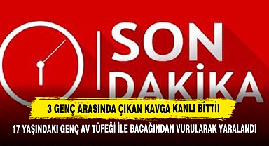 3 Genç Arasında Çıkan Kavga Kanlı Bitti!