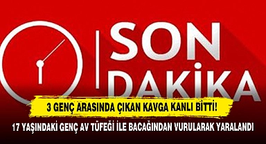 3 Genç Arasında Çıkan Kavga Kanlı Bitti!