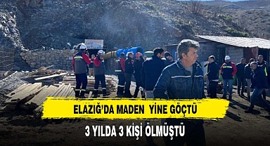 3 yılda 3 işçi ölmüştü: Elazığ'daki maden yine göçtü, işçiler toprak altında kaldı