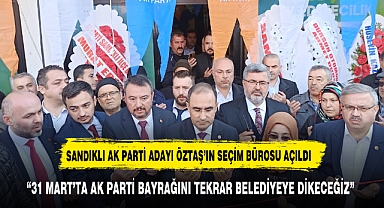 “31 MART’TA AK PARTİ BAYRAĞINI TEKRAR BELEDİYEYE DİKECEĞİZ”