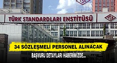 34 Sözleşmeli Personel Alınacak