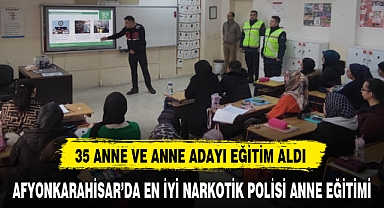 35 ANNE VE ANNE ADAYI EĞİTİM ALDI
