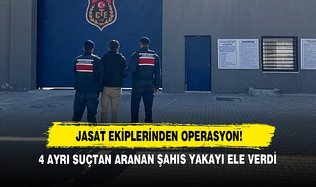4 Ayrı Suçtan Aranan Şahıs Yakayı Ele Verdi