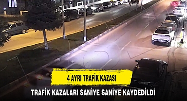 4 AYRI TRAFİK KAZASI