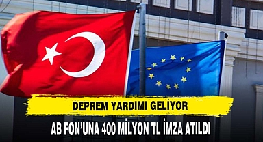 400 MİLYON TL DEPREM YARDIMI GELİYOR